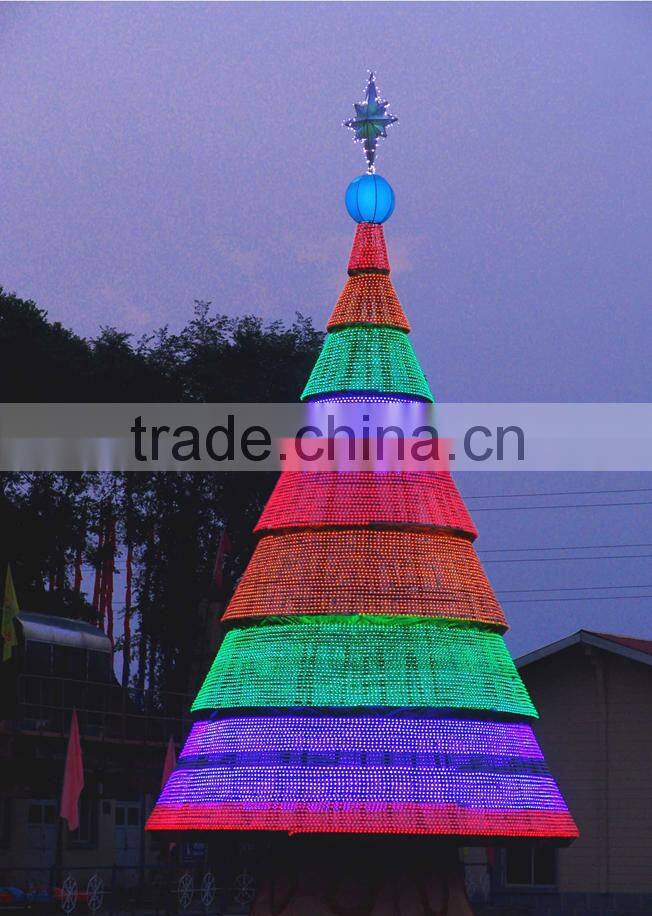 colorful led christmas tree lantern