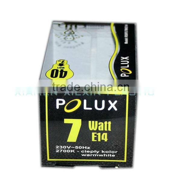 wholesale rectangular pvc clear hard plastic led box