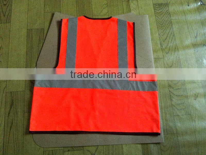 120gsm 100% polyester knitted fabric Reflective Safety Vest