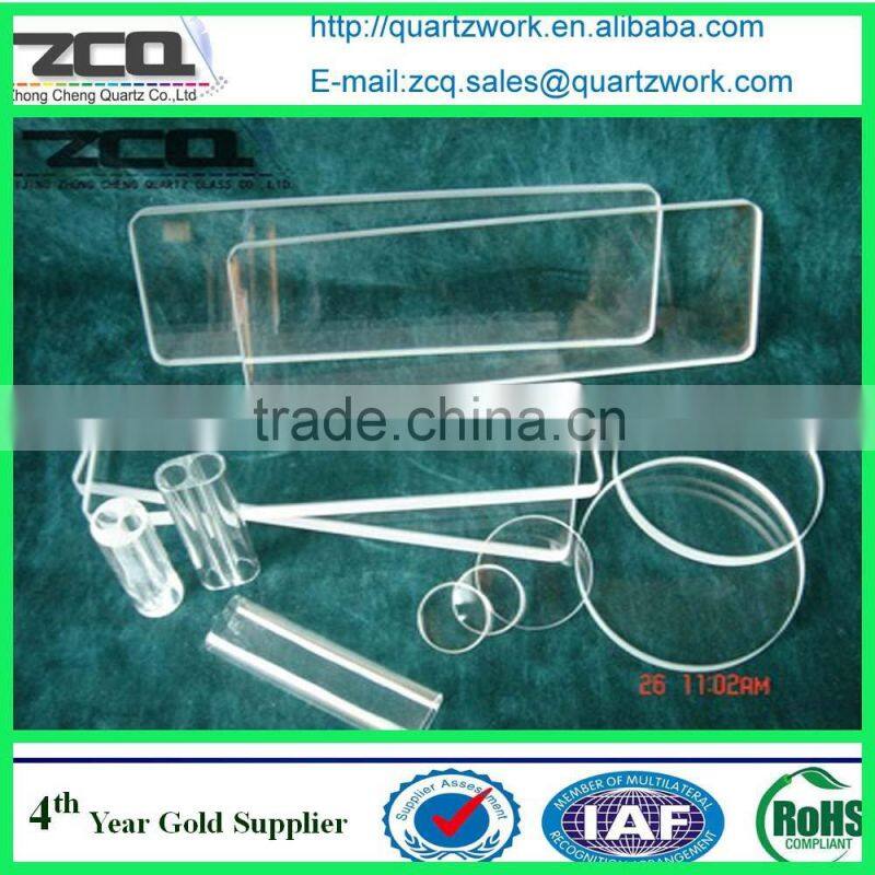 Customed manufacturer of high-purity quartz optical JGS1 sheet