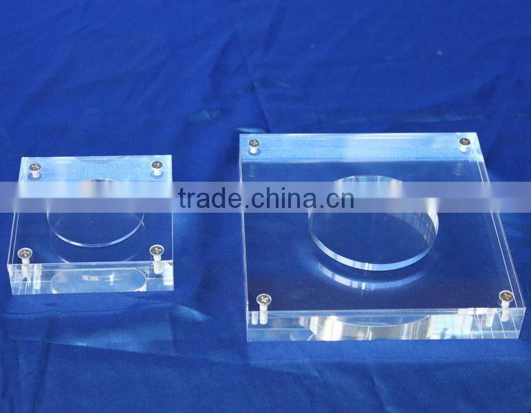 roudness acrylic photo frame