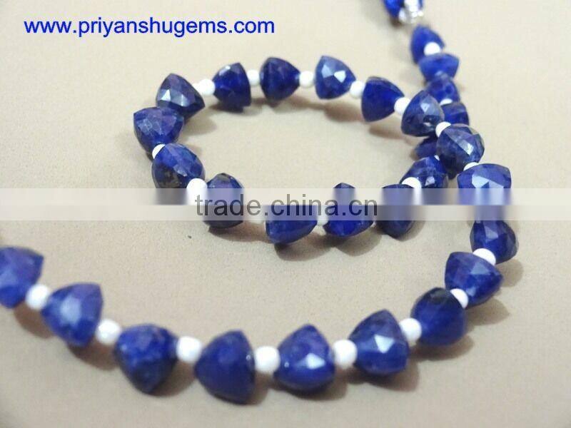 Lapis 4.75 mm Faceted Heart