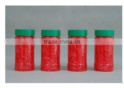 pickled sushi ginger in bottle