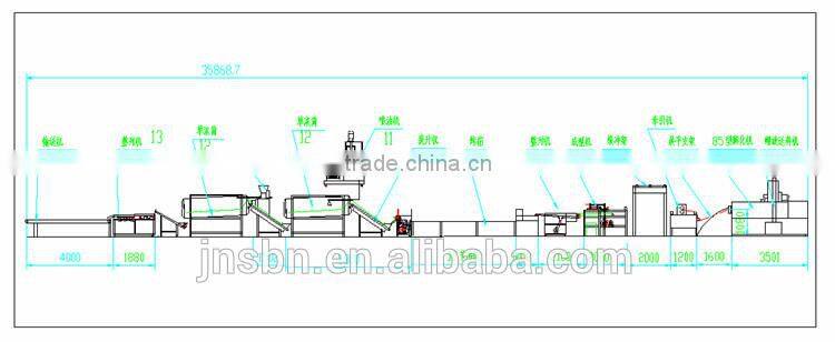 automatic high technology rice chips cakes processing line