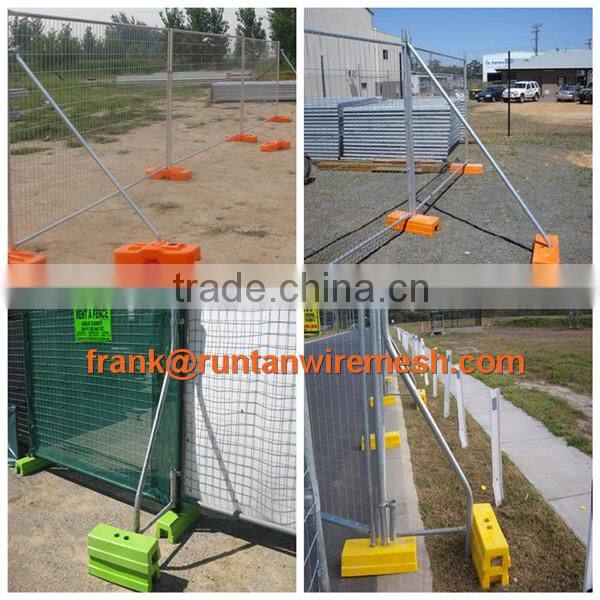 factory 2014 steel hot dipped galvanized welded temporary construction fence
