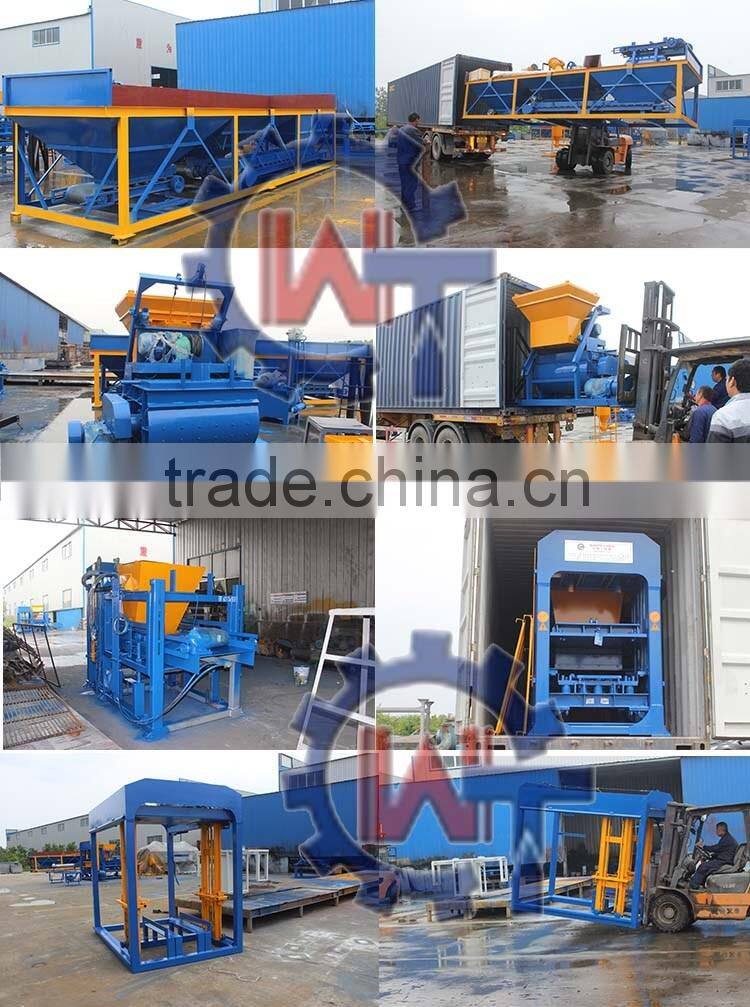 WANTE MACHINERY WANTE BRAND QT6-15B automatic hydraulic concrete curbstone block making machinery
