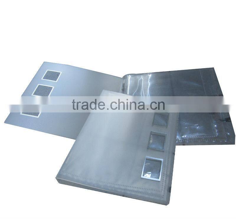 High Quality leather room service holder with ring bound