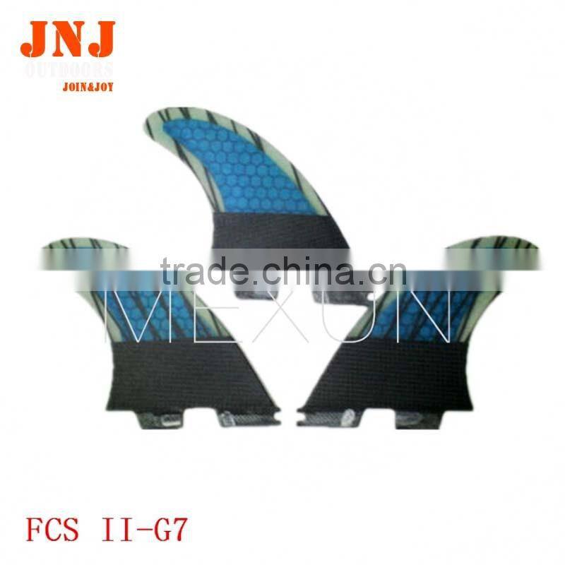 perfect quality FCS II L G7 fins with carbon fiber honey comb material for surfing FCS 002 size L