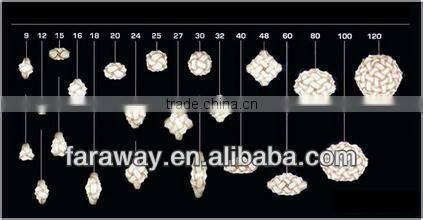 Self-assembling DIY plastic lamp