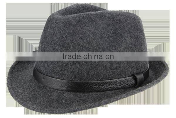 Mix Color Wool Felt Trilby Hat