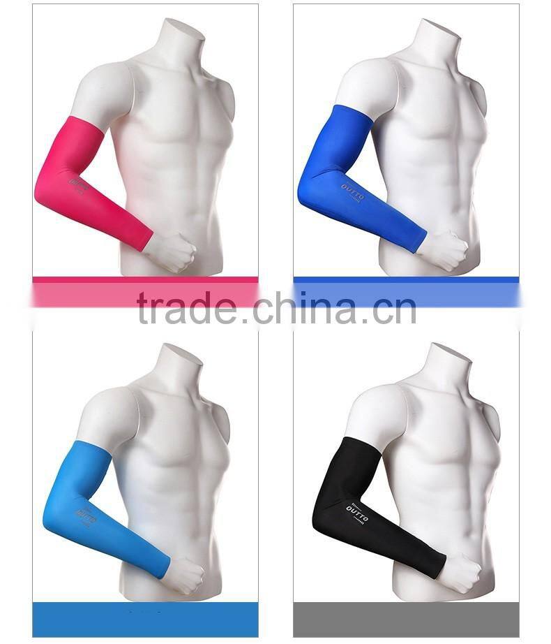 custom nylon with elastic compression arm sleeve