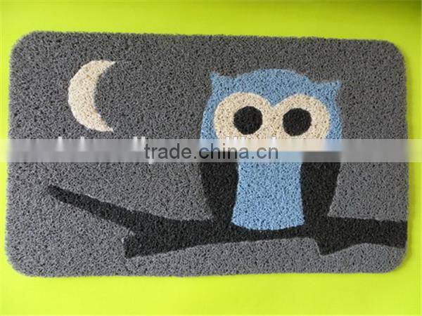 color match PVC cat litter mat cat sand mat,colorful door mat
