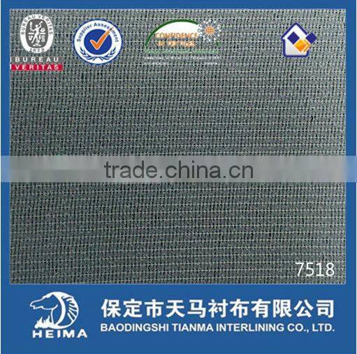 100% polyester fusible knitting interlining garments accessories