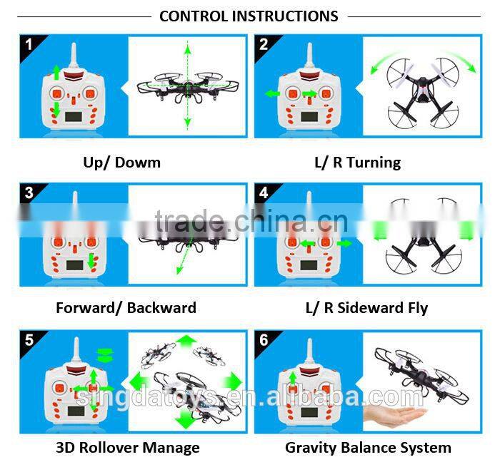 2015 Newest Product!668-Q8 2.4GHZ 6CH 6 AXIS GYRO FPV DRONE WITH 2.0MP HD CAMERA RC QUADCOPTER RTF