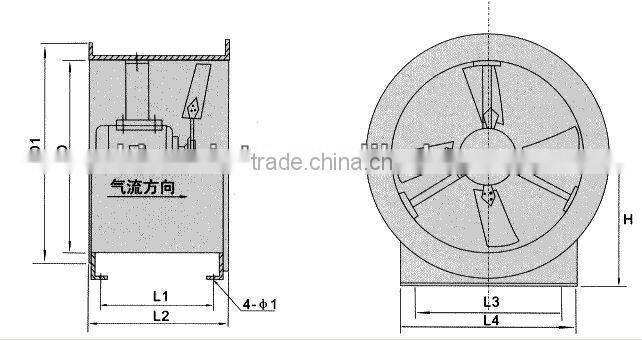 T35-11 axial fan/ventilation exhaust fan