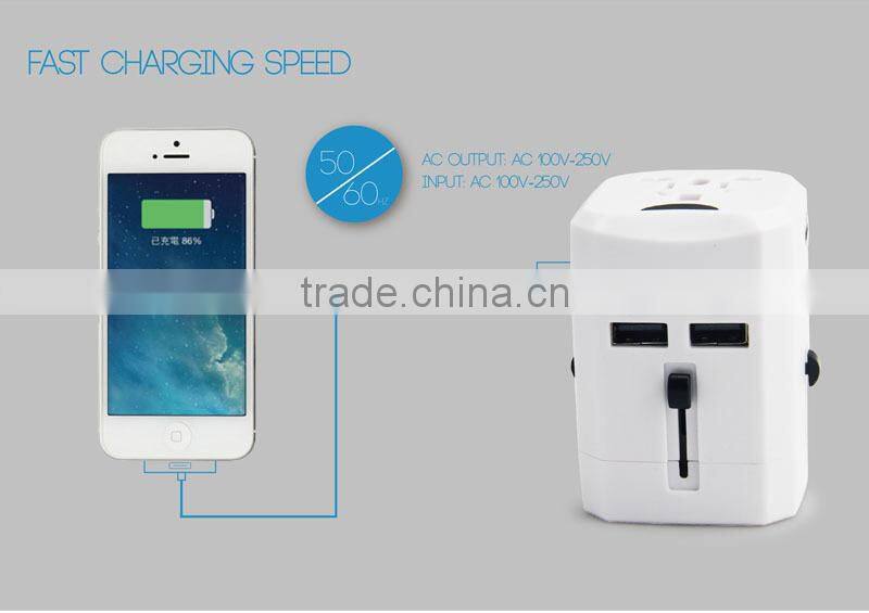 Oil surface multipurpose electrical european travel adapter