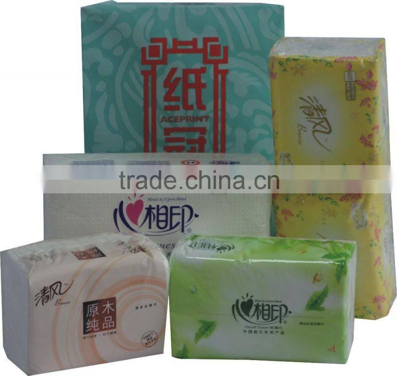 Low Price Soft Facial Tissue and Napkin Paper Packing Machine