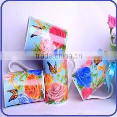 Wholesale 12oz Ceramic barrel shaped coffee mug