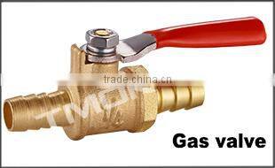 gas safety valve with forged nipple cw 617n high pressure and high quality NPT thread brass gas valve