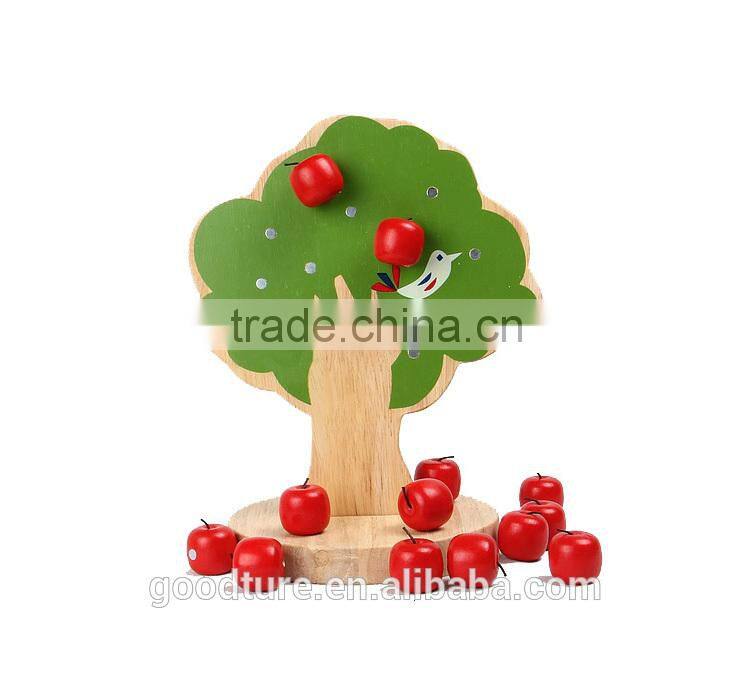 Wooden Magnetic Apple Tree