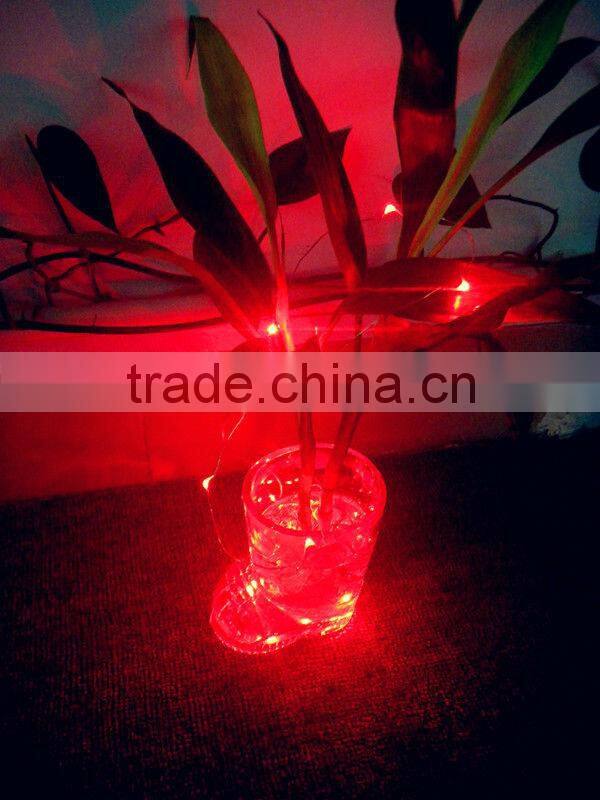 Mini copper/silver wire LED string light with battery operated YH-9002B