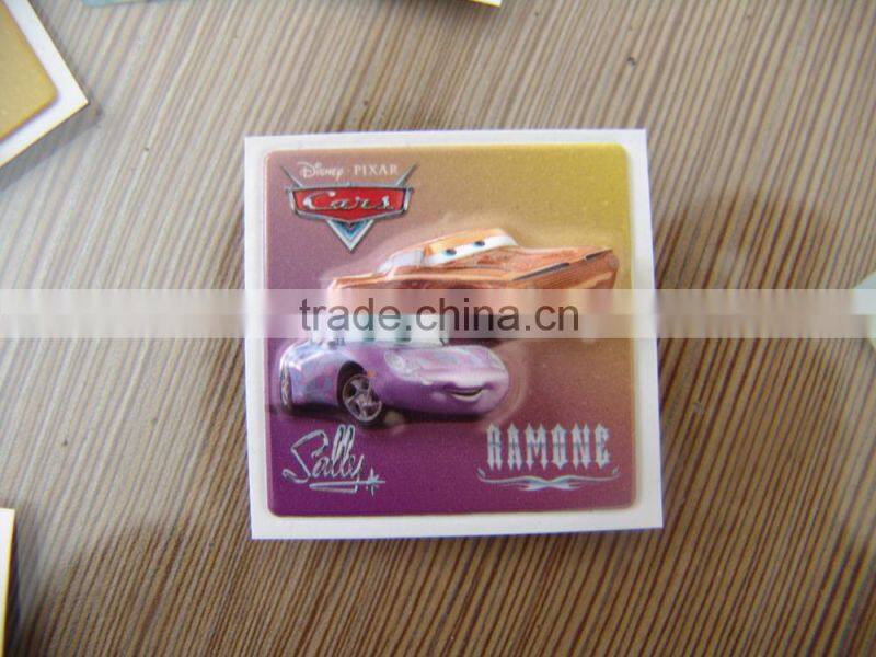 PVC Bump Cartoon 3D stickers for kids