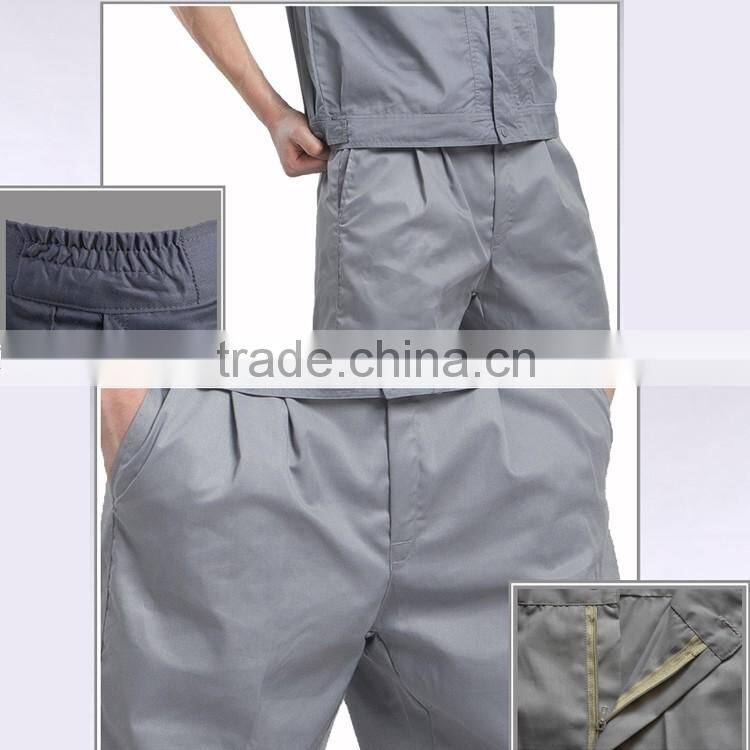 summer working clothing custom wholesale mens safety factory work clothes american workwear shirts and pants with high quality