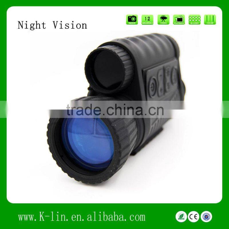 Day and Night Rangefinder Laser Ranging Night Vision Digital Compass Night Vision Scope For Hunting or CS Game