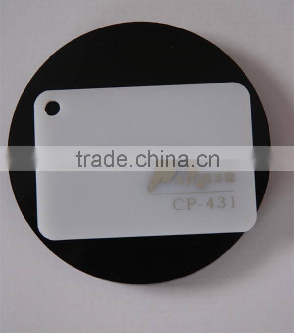 advertising light box cast milky white acrylic sheet