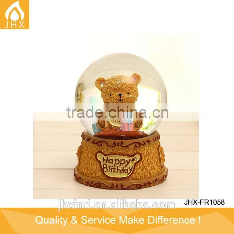 Custom Resin Pink Angel Snow Crystal Ball