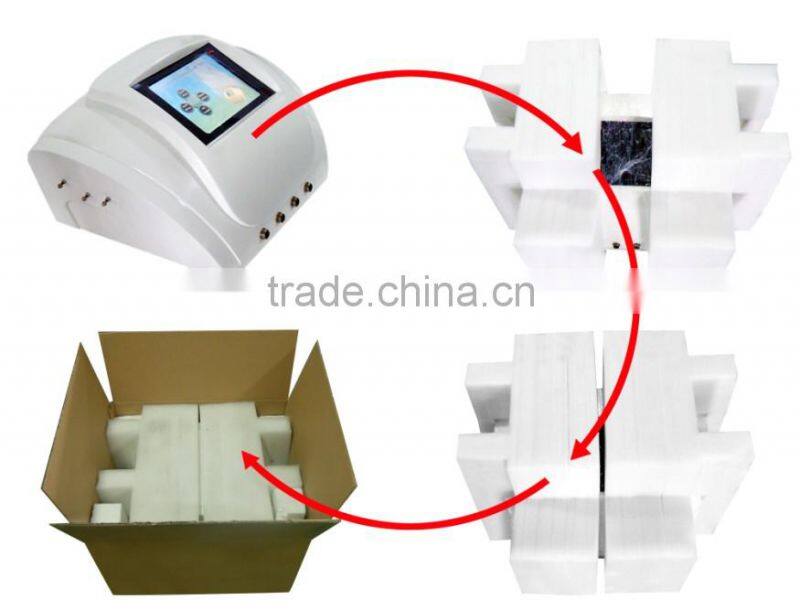 2014 new products Portable home use ultrasonic rf cavitation fractional rf microneedle