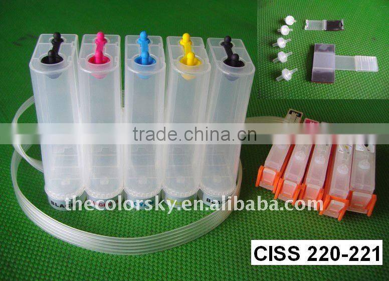 (CISS-C220) CISS ink tank continuous ink supply system for Canon PGI220 CLI221 220 221 MP620 MP630 MP860 MP1900 IP3600 IP4600