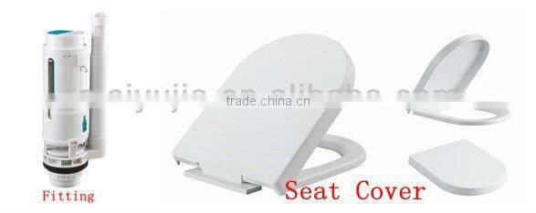 Ceramic siphonic flushing floor mounting one-piece closet