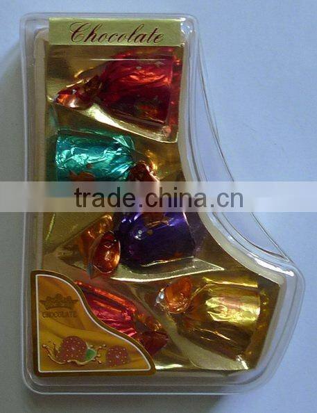 R-005P 5PCS Milk Chocolate in Socks Box