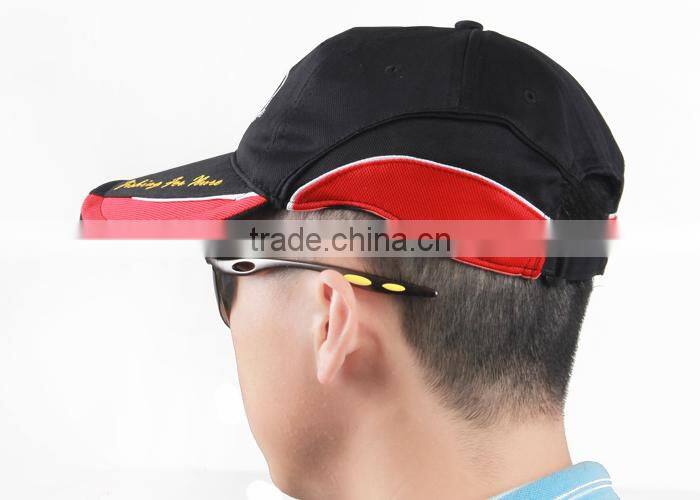 ILURE Fishing Cap Black Red Hat