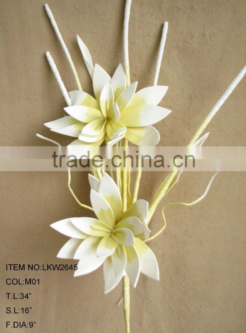 high quality artificial faux single head flowers with realistic-looking twigs popular corner decorative flowers