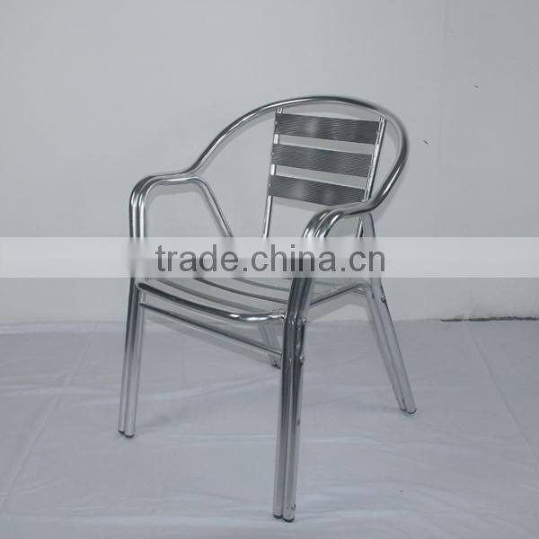 good quality restaurant cafe aluminum modern stacking chair YC020A