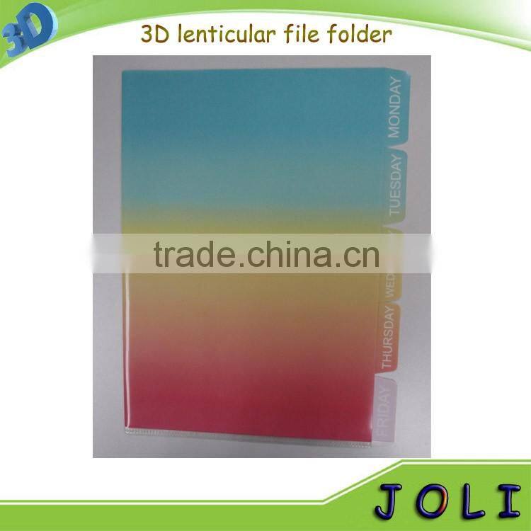 L shape file folder with 3D printing