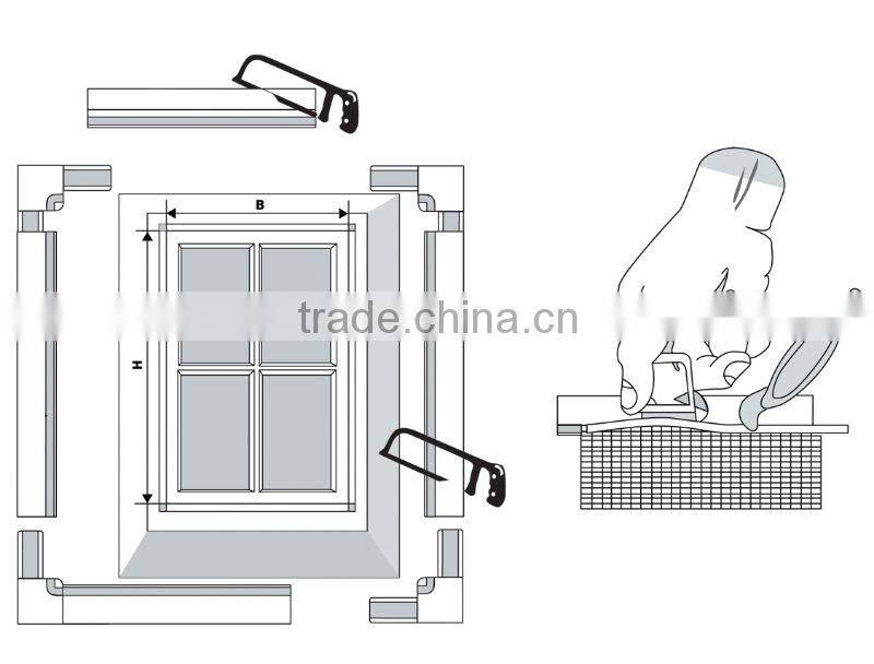 Alu DIY screen window