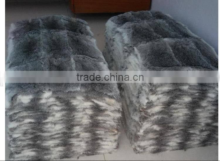 Natural Rabbit Plate / Fur Blanket Rabbit Fur Plate