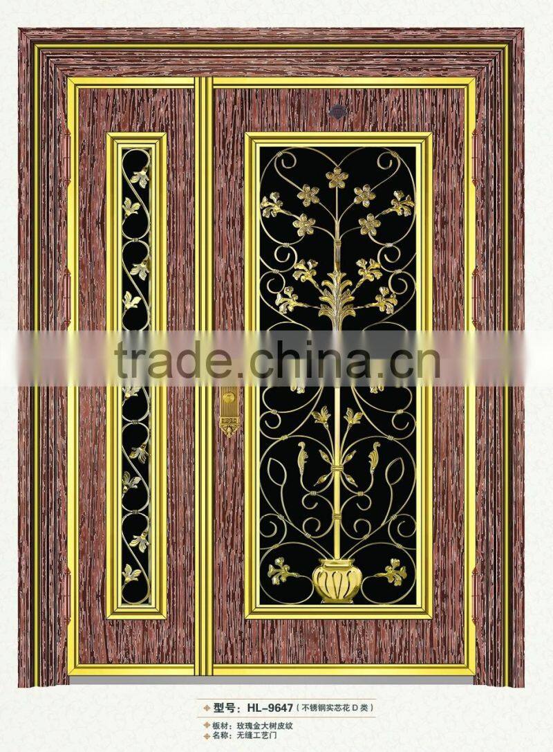 High Quanlity Cheap Turkey style stainless security steel seamless door