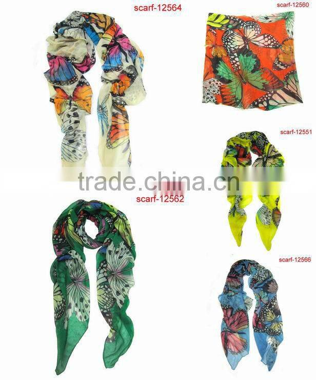 new flower style mexican scarf