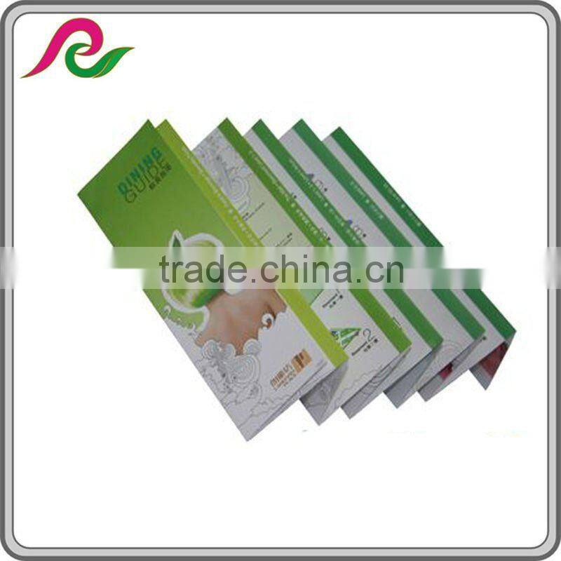 printing promotional coloful instruction brochure