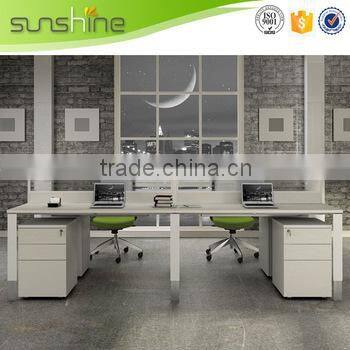 portable workstation laptop desk table middle desktop partition workstation for four people