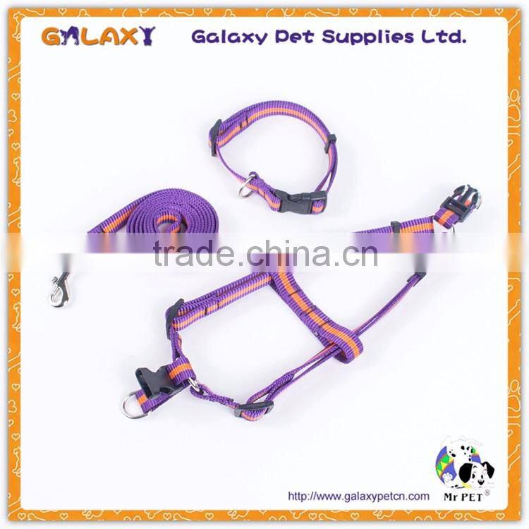 New products Reflective Pet Leashes / pet collar and leash With High Quality