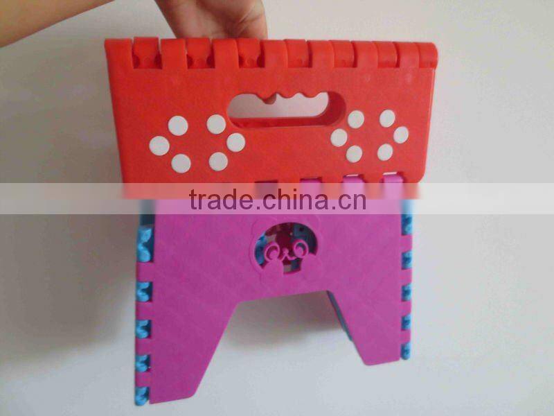 Folding Step Stool Garden Seat Portable with Carry Handle