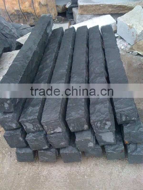 ZP black chinese black granite for paving