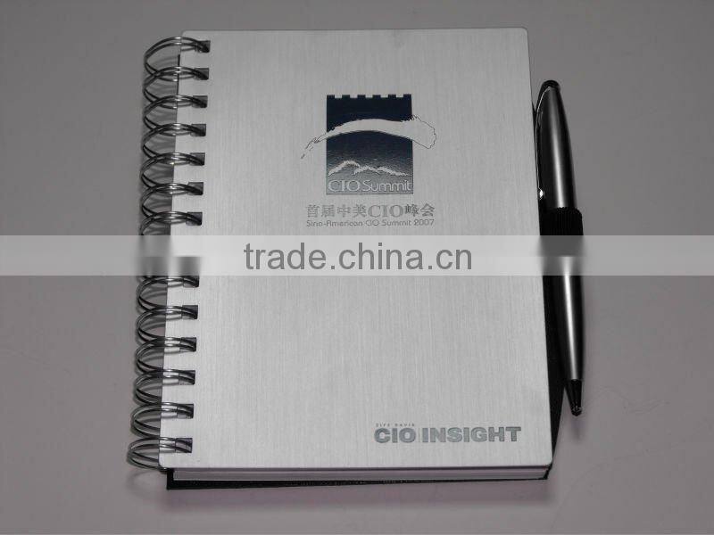 aluminum cover mini notepad