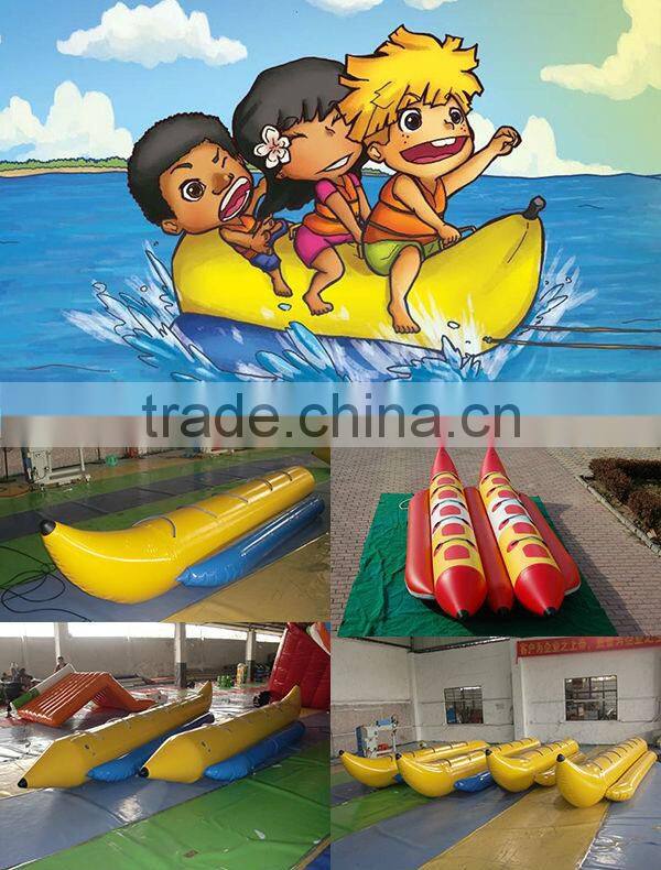 inflatable banana air boat for adults and kids