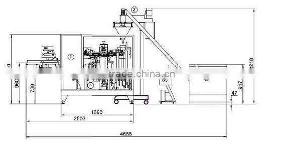 Washing Powder Detergent Packing machine
